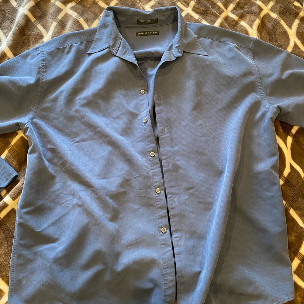 Geoffrey Beene flowy button-up